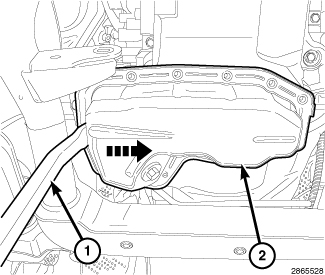 Lower Oil Pan — 2011 Dodge and Ram Charger V6-3.6L Service Manual ...