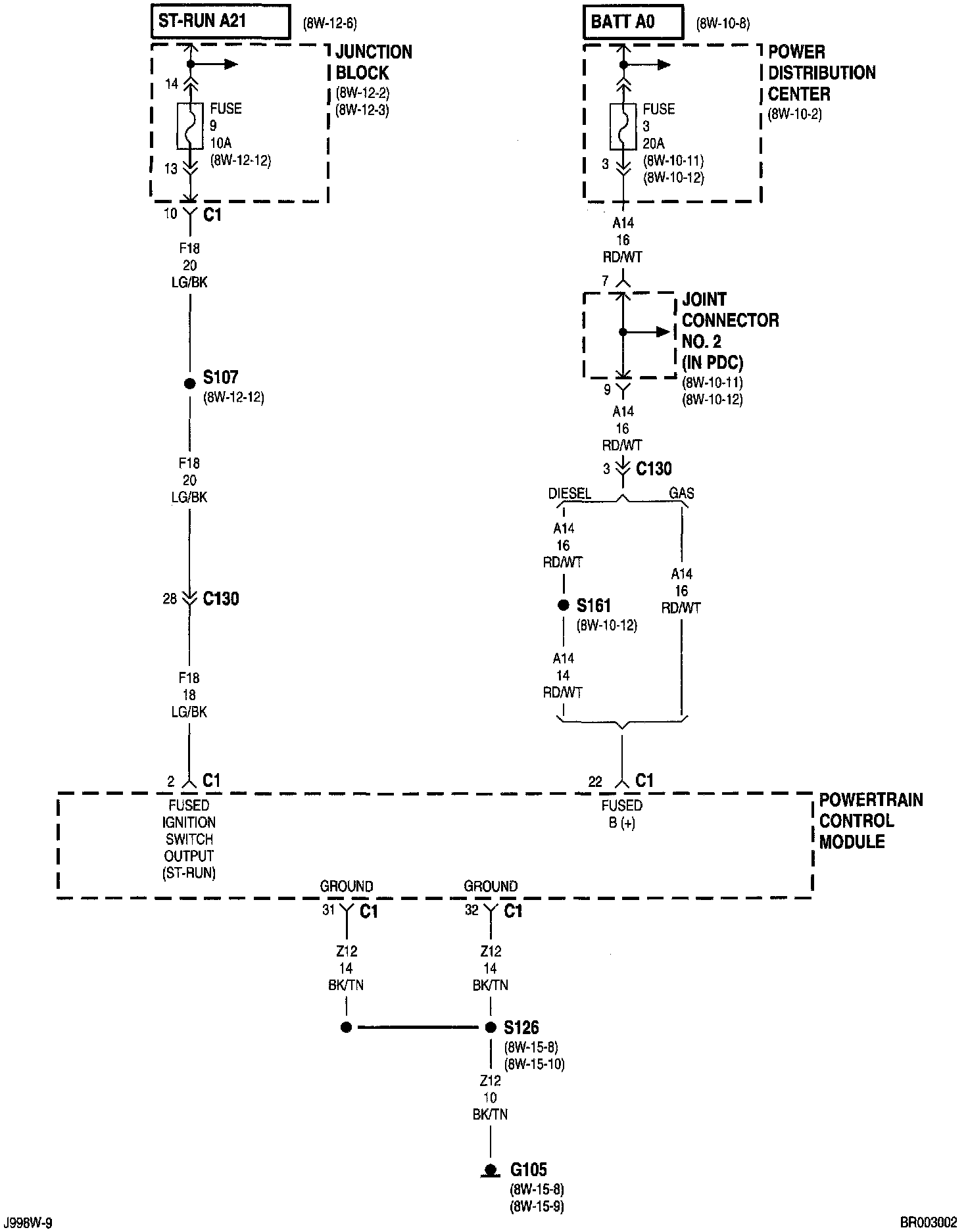 Wiring Diagrams — 1999 Dodge and Ram RAM 1500 Truck