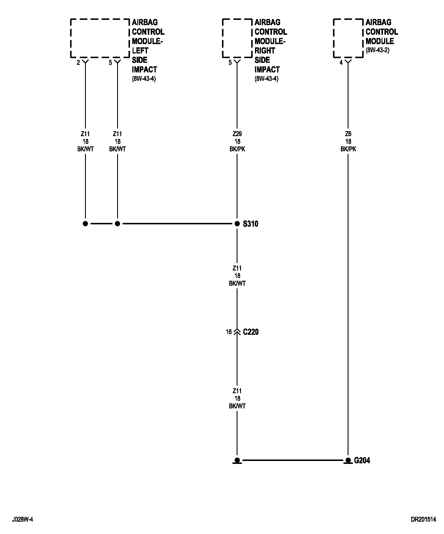 Ground Distribution — 2002 Dodge and Ram RAM 1500 Truck 2WD V8-4.7L VIN ...