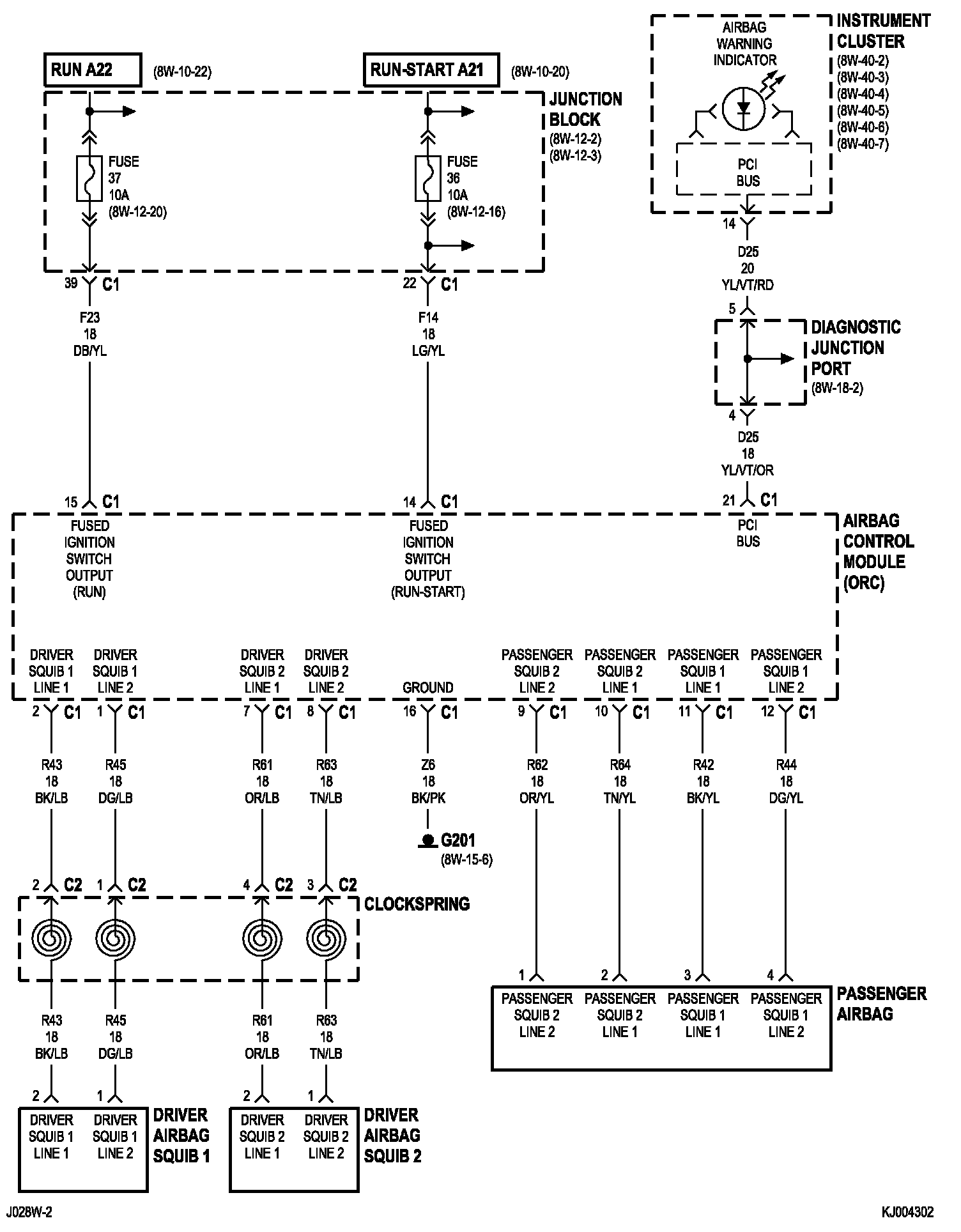 Wiring Diagrams — 2002 Jeep Liberty Sport 2WD L42.4L VIN