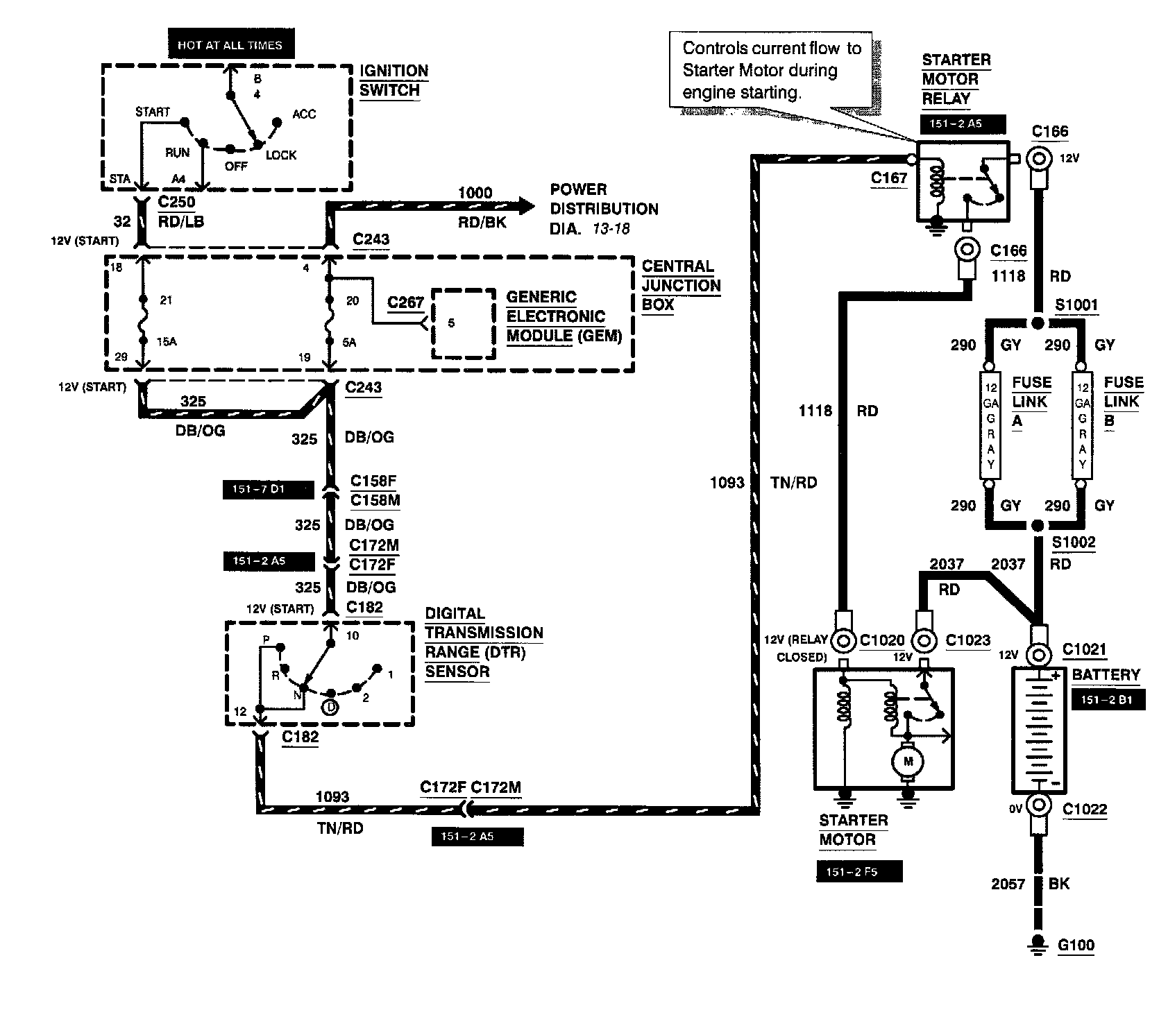 Electrical Diagrams — 1999 Ford Expedition 4WD V84.6L SOHC VIN