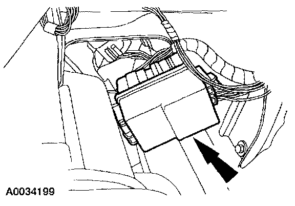 Fuel Pump Relay: Service and Repair — 2000 Ford Truck F 250 4WD Super