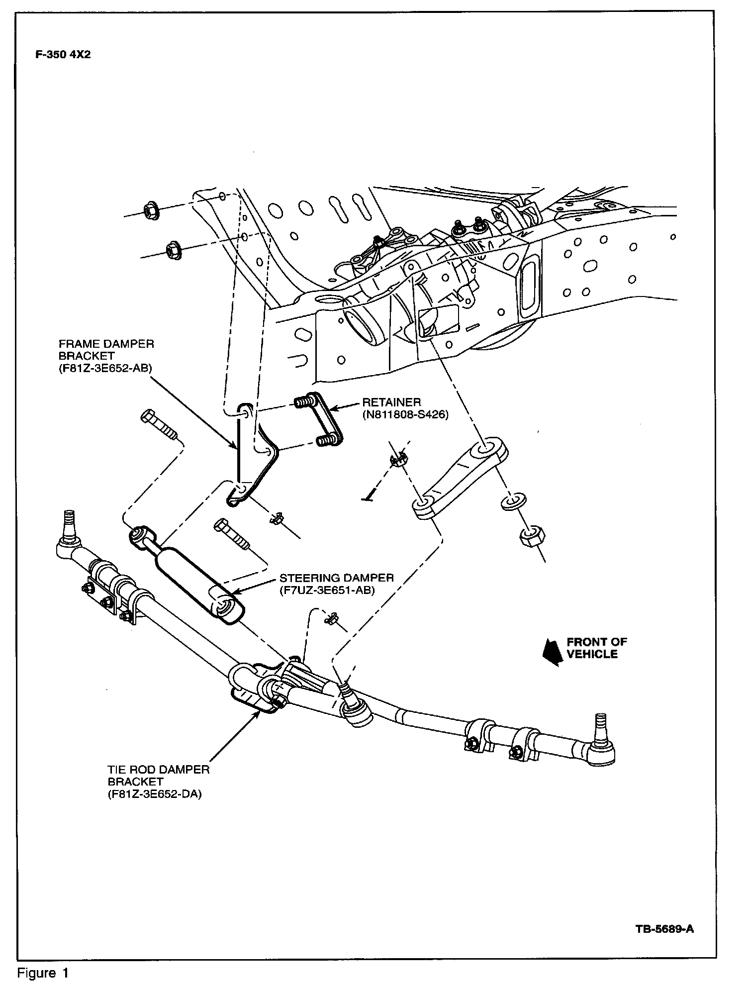 Ford F 350 Brake Line Diagram 94 01 Axle Brake Line Rear Brake Line