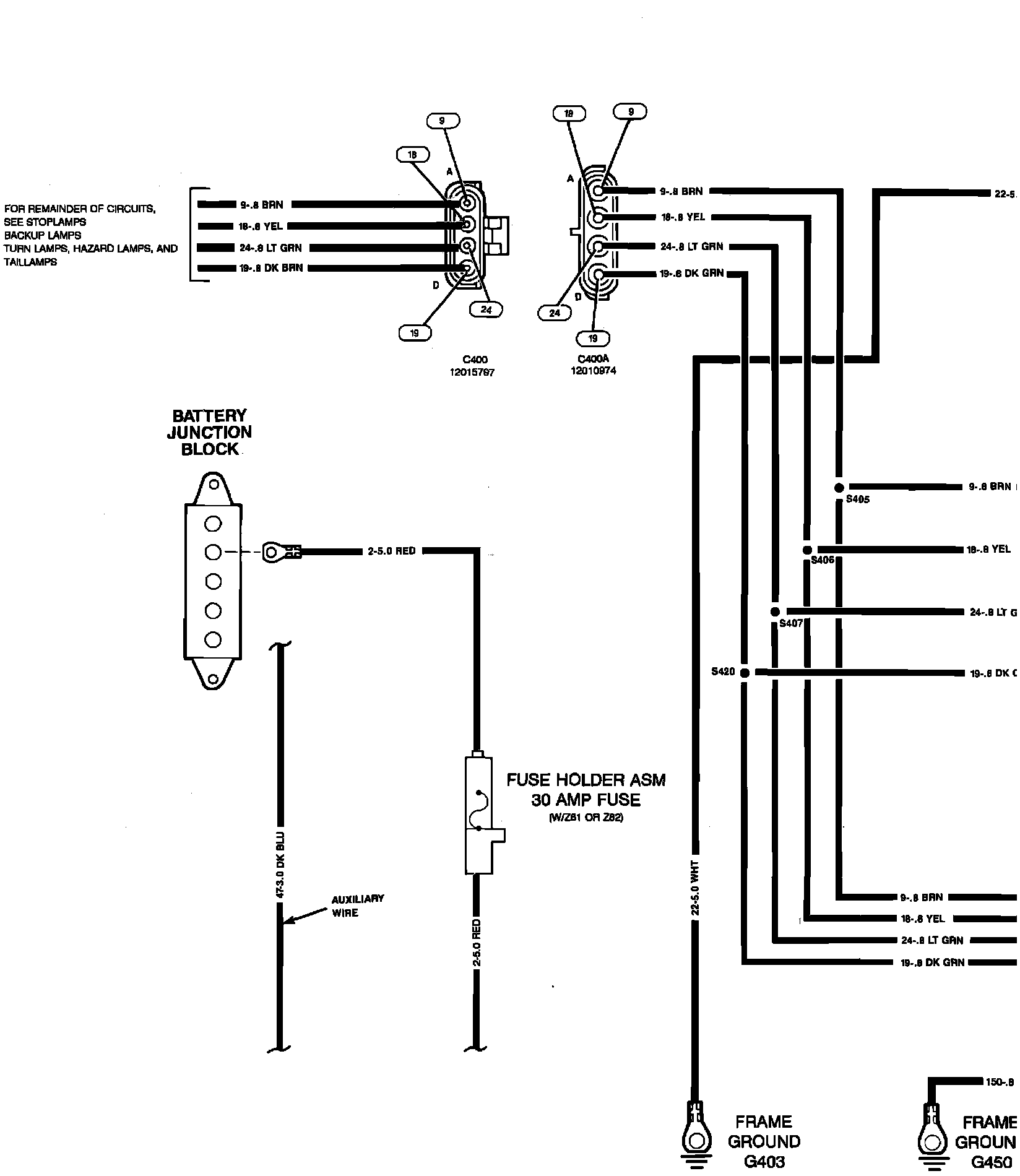 Electrical Diagrams — 1993 Chevrolet C 1500 Truck 2WD V8305