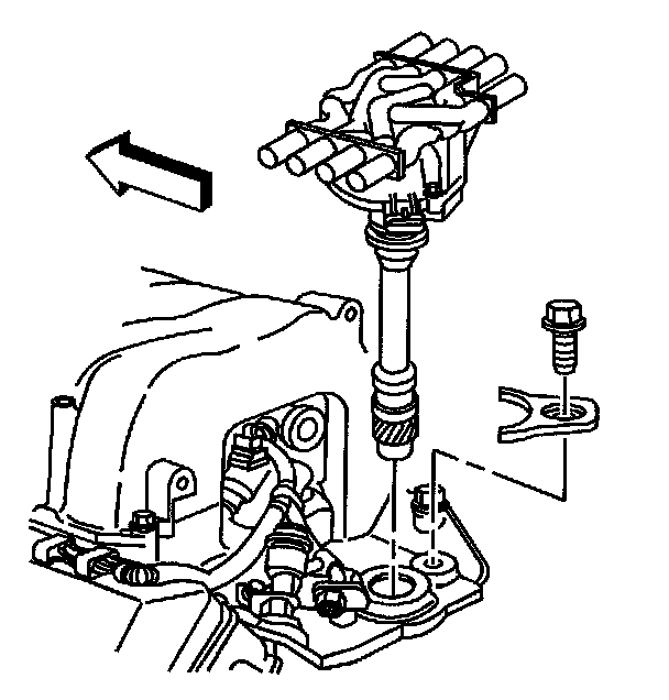 Distributor Removal & Installation — 1997 Chevy Truck K 2500 Suburban